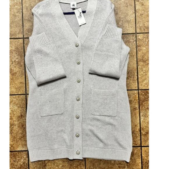 NEW $149 Cabi Cozy Cardigan, Size Large Style #6442, Dove - Picture 6 of 9
